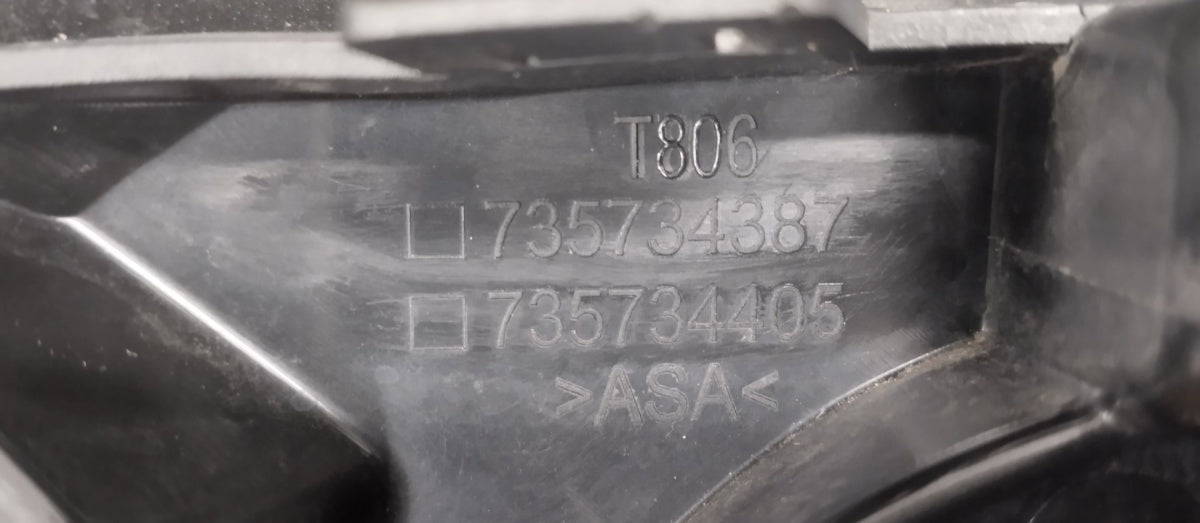 Maska (grill) Kratka Dolna zderzaka FIAT TIPO II CROSS 19-26 735734387 735734405