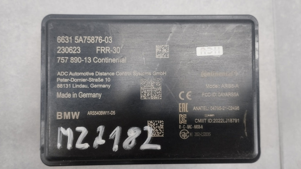 RADAR CZUJNIK ACC DISTRONIC BMW G05 G06 G07 G70 U11 5A75876-03