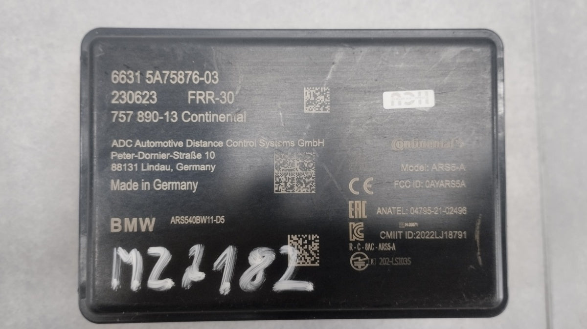 RADAR CZUJNIK ACC DISTRONIC BMW G05 G06 G07 G70 U11 5A75876-03