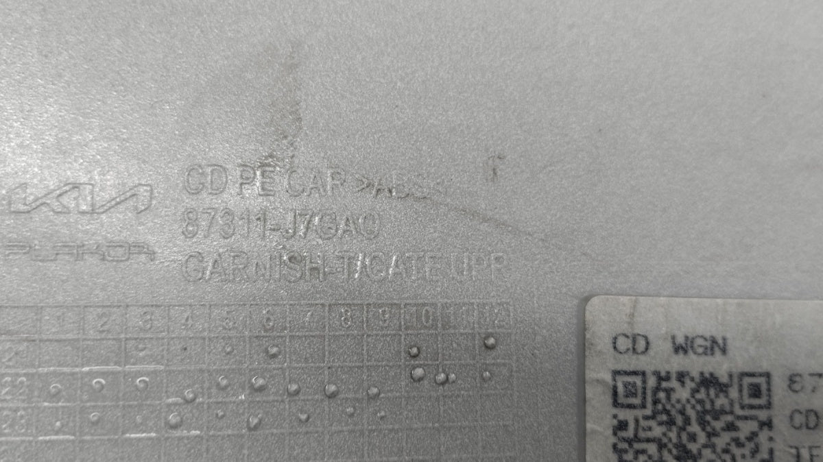 BLENDA obloga KLAPY BAGIERNIKA KIA CEED III 3 SW KOMBI 18- OEM 87311-J7GA0