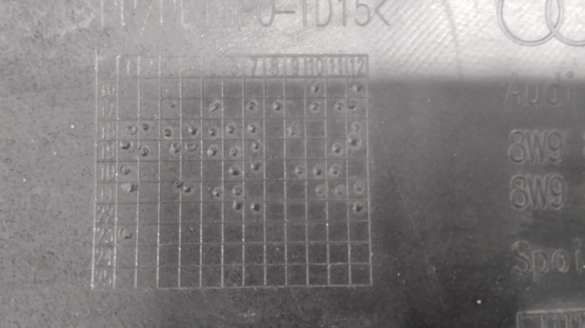 Spojler Dyfuzor dokładka zderzaka zadnji Audi A4 RS4 B9 15- / 8W9807521A