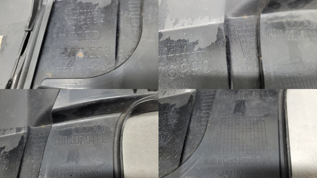 Spojler Dyfuzor dokładka zderzaka zadnji Audi Q7 II 2 4M0 Lift S-Line 19-24