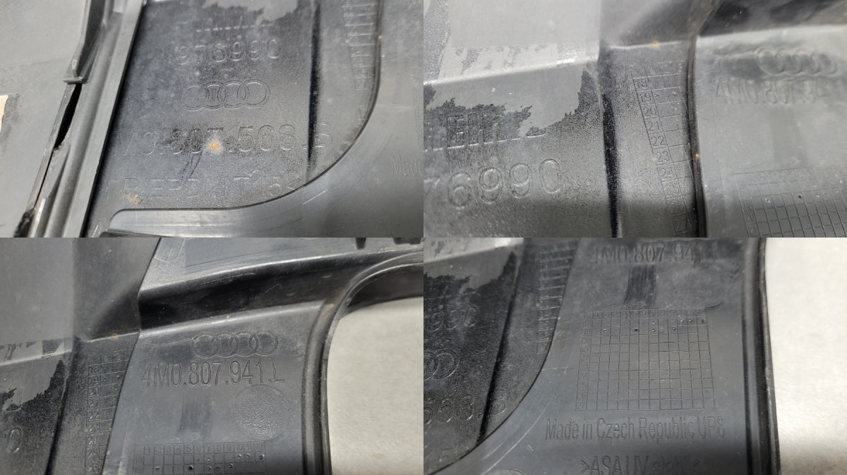 Spojler Dyfuzor dokładka zderzaka zadnji Audi Q7 II 2 4M0 Lift S-Line 19-24
