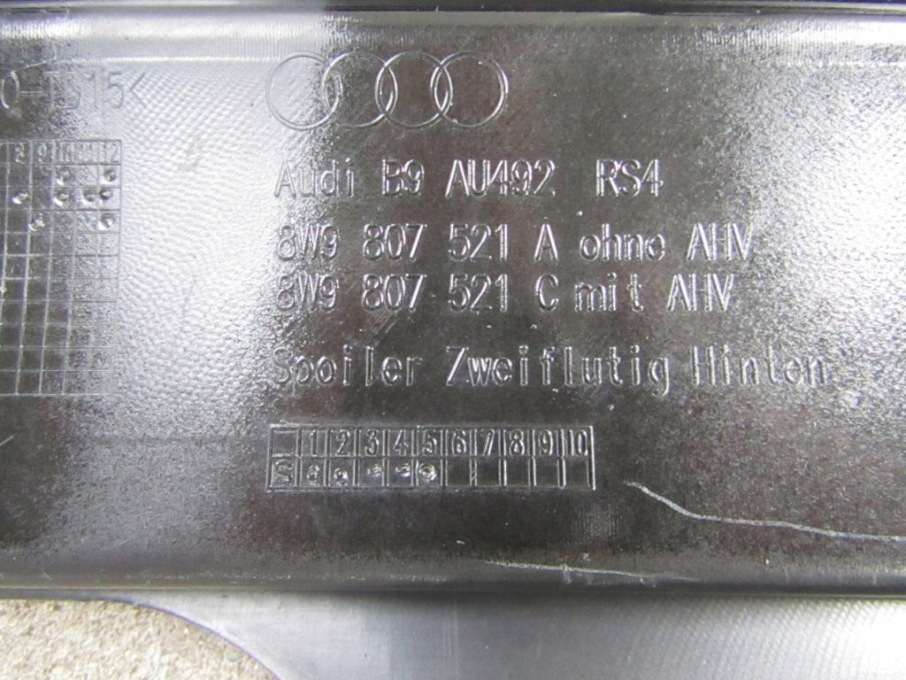 Spojler Dyfuzor zadnji Audi A4 RS4 8w9 15-