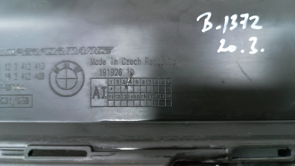 Difuzor zderzaka zadnji BMW 5 G30 M PERFORMANCE 17–23