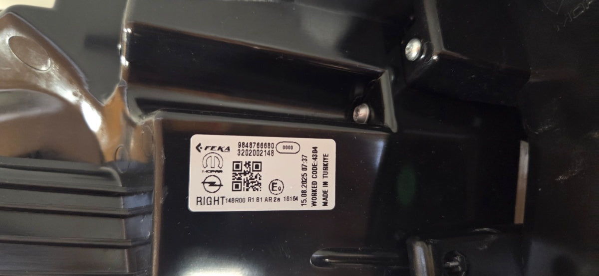 komplet LAMP TYLNYCH lijevi desni OPEL FRONTERA LED 24- 9848766680 9848766880