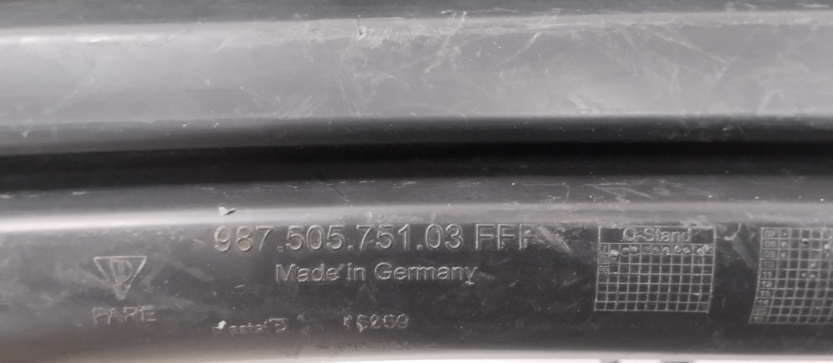Rešetka ŚRODKOWA ZDERZAKA prednji PORSCHE CAYMAN 987 LIFT 09-12 98750575103