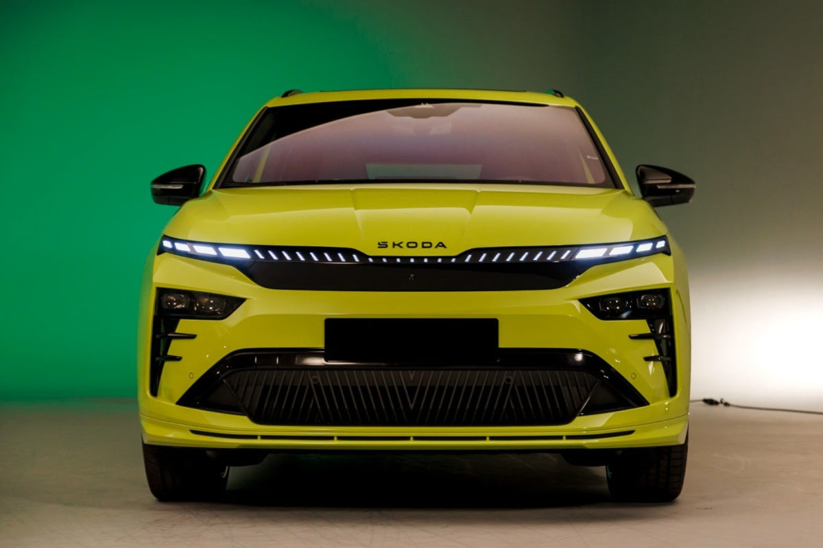 Rešetka zaślepka zderzaka desna prednja Skoda Enyaq Coupe RS 5LG Lift 25-