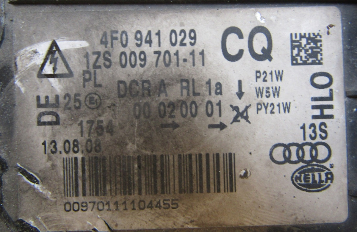 Prednji far Audi A6 C6 xenon zakretni 04-08 LH 4F0941029