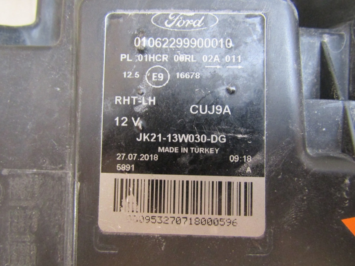 Prednji far FORD TRANSIT CUSTOM LIFT halogen sa sočivom LED 17-23 LH JK21-13W030-DG