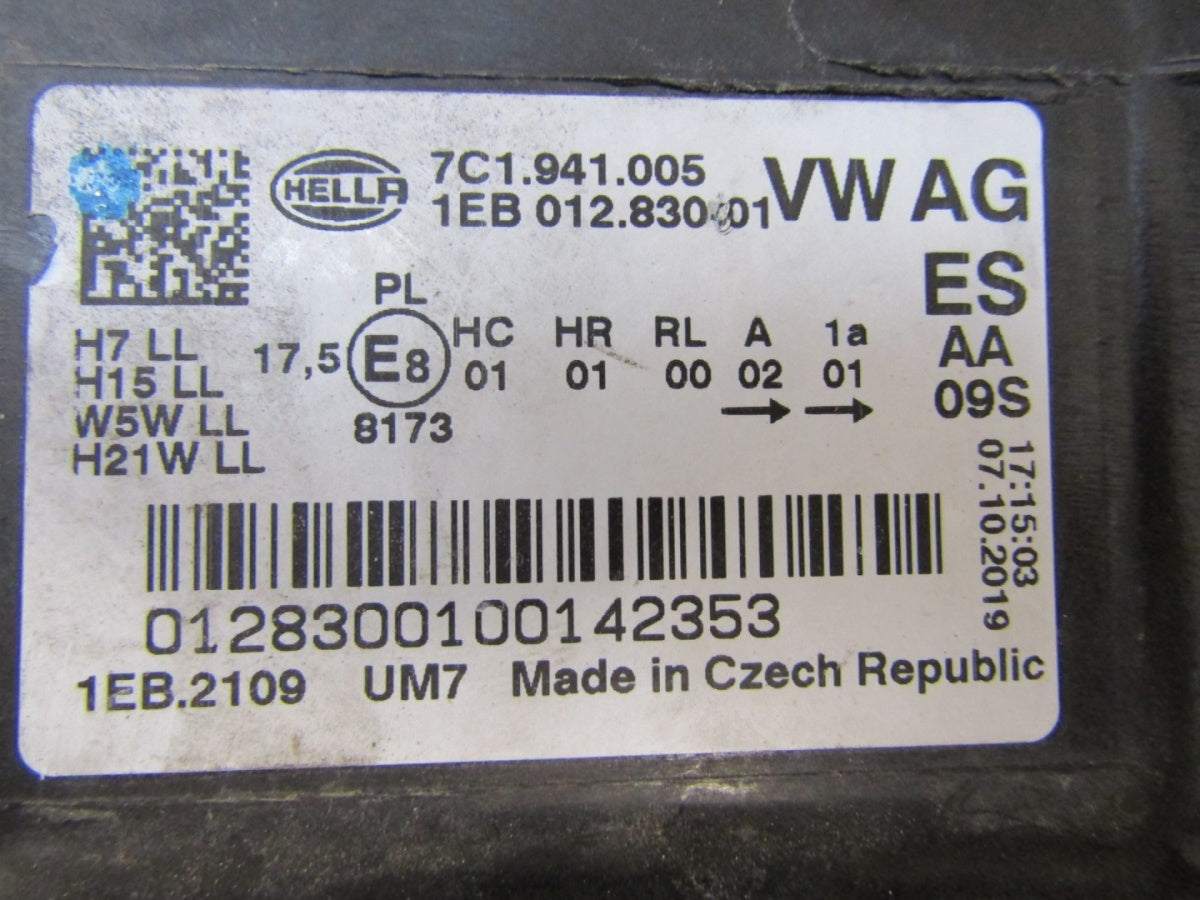 Prednji far VW CRAFTER 2 II halogen LH lijevi 16- 7C1941005