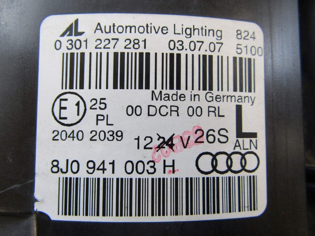 Prednji far AUDI TT 8J0 xenon zakretni LH lijevi 06-14 8J0941003H