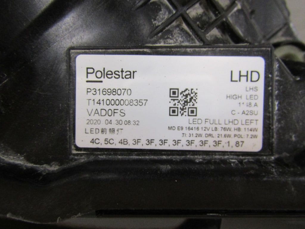 Prednji far POLESTAR 2 FULL LED PIXEL 20- LH lijevi P31698070