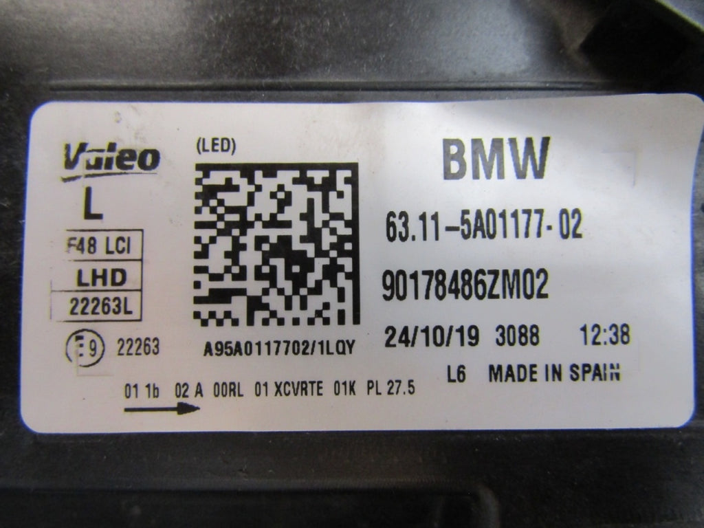 Prednji far BMW X1 F48 LIFT LCI FULL LED 19-22 LH lijevi 5A01177-02
