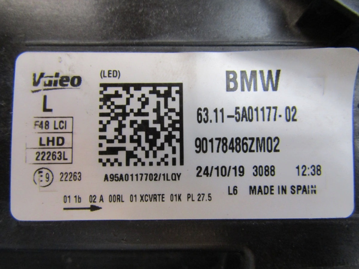 Prednji far BMW X1 F48 LIFT LCI FULL LED 19-22 LH lijevi 5A01177-02