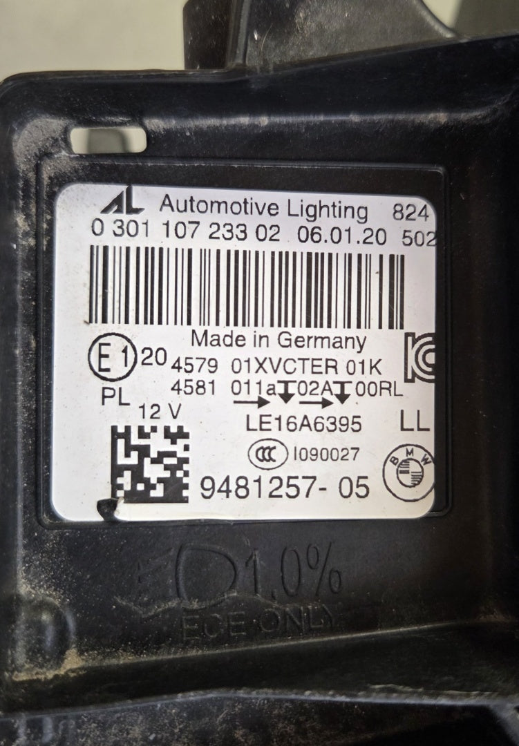 Prednji far BMW Z4 G29 FULL LED 18- LH lijevi 9481257-05