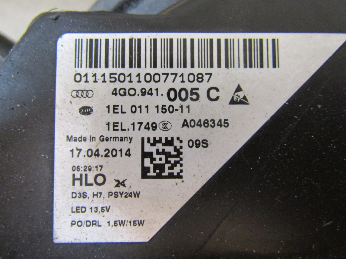 Prednji far AUDI A6 C7 xenon nezakretni LH lijevi 10-14 4G0941005C