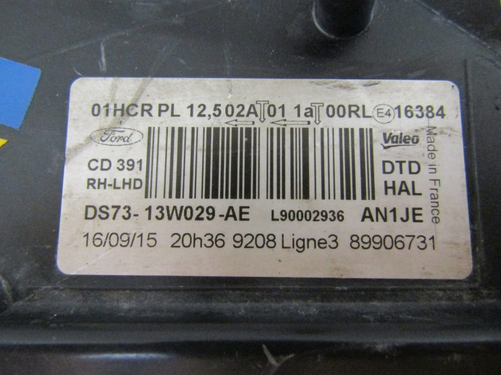 Prednji far FORD MONDEO MK5 halogen sa sočivom RH 14-19 DS73-13W029-AE
