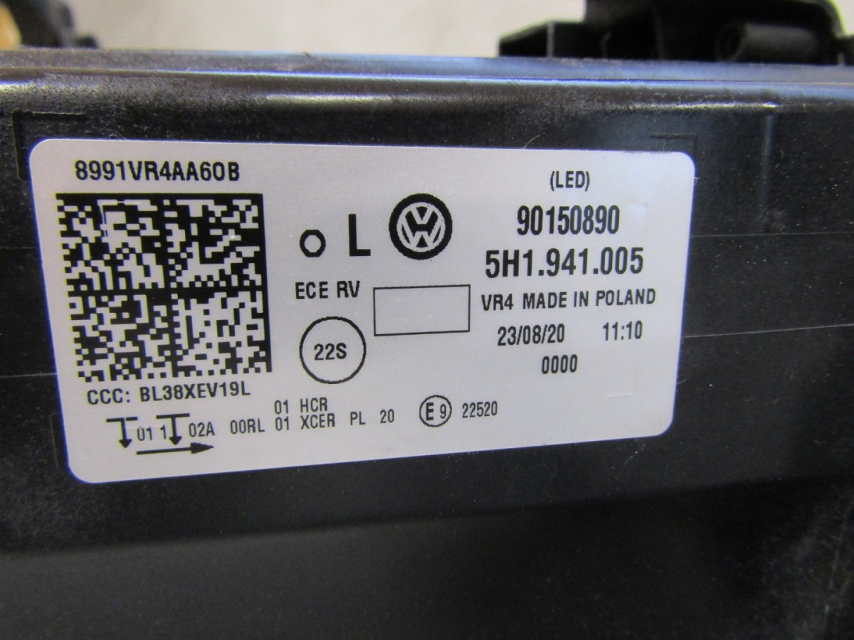 Prednji far VOLKSWAGEN GOLF 8 VIII LED 19-24 KOMPLETNA LH 5H1941005