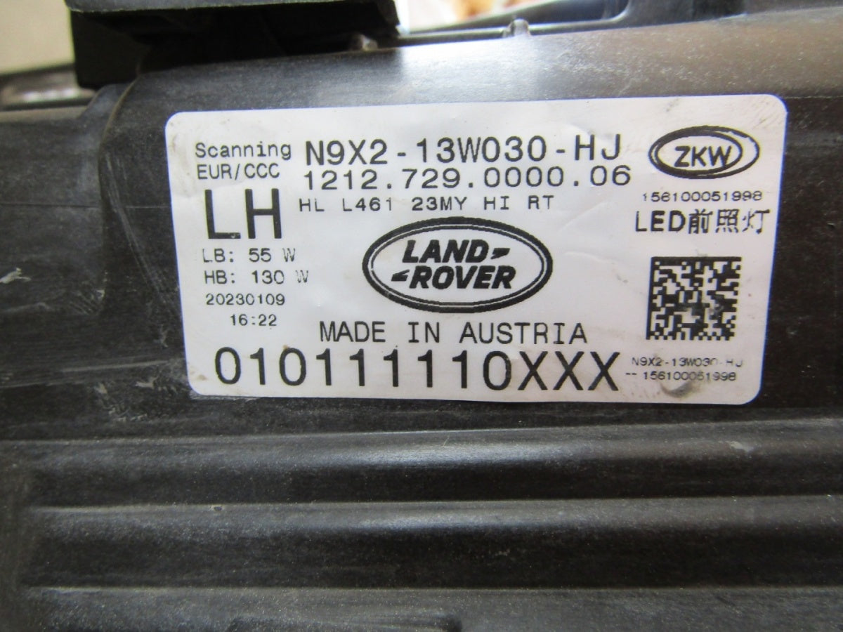 Prednji far RANGE ROVER SPORT III L461 FULL LED LH lijevi N9X2-13W030-HJ 22-