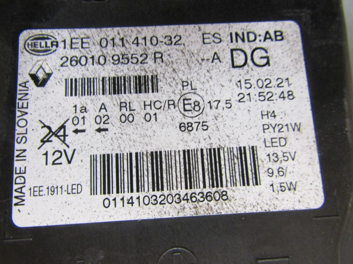 Prednji far RENAULT TRAFIC 3 III halogen Z LED 14-19 RH desni 260109552R