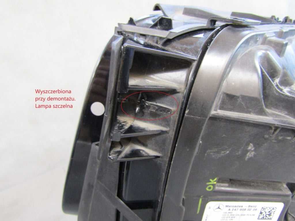 Prednji far MERCEDES GLB 247 FULL LED MULTIBEAM RH desni 19-23 A2479060206