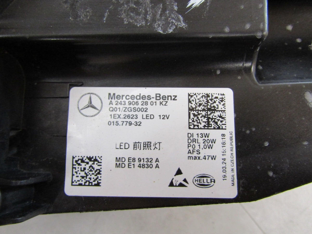 Prednji far MERCEDES EQA EQB FULL LED PERFORMANCE RH 21-24 A2439062801