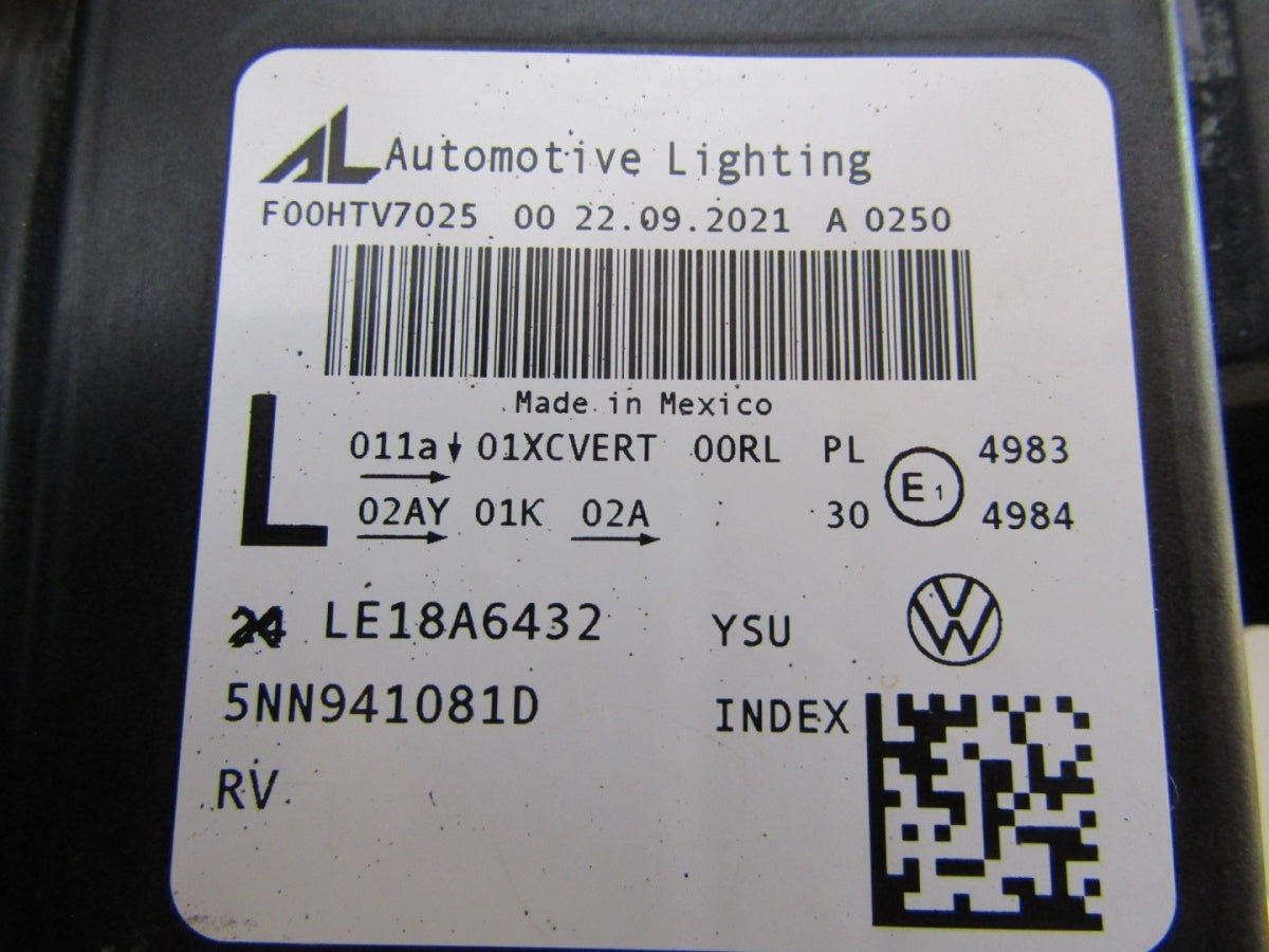Prednji far Volkswagen Tiguan 2 II LIFT FULL LED IQ LIGHT lijevi LH 20-24 5NN941081D