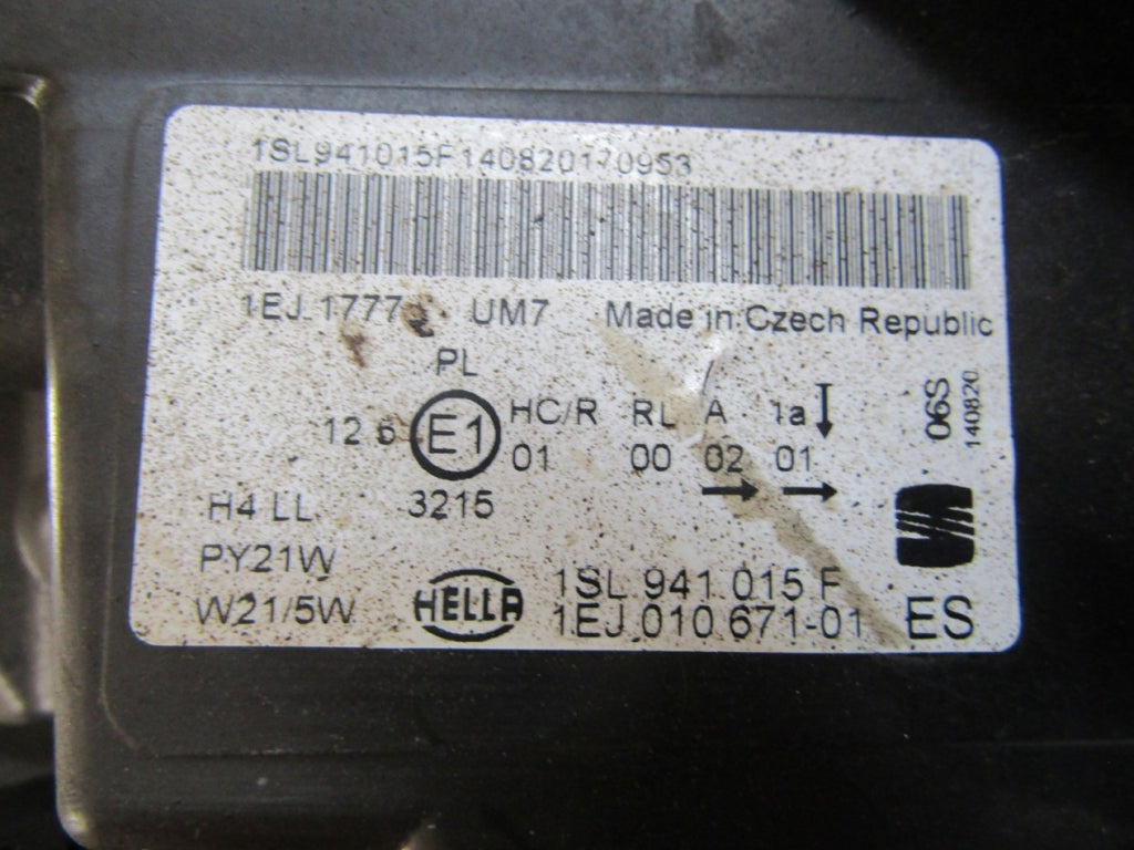 Prednji far SEAT MI halogen LH lijevi 1SL941015F 11-