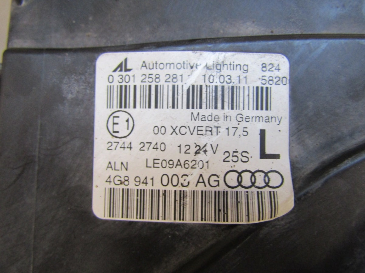 Prednji far AUDI A7 4G8 xenon zakretni LH lijevi 4G8941003AG 10-14