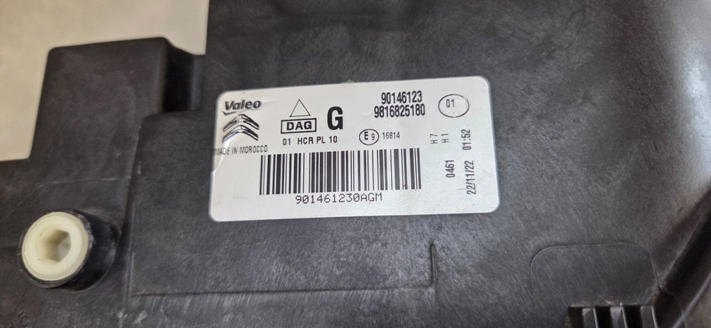 Prednji far CITROEN BERLINGO III MULTISPACE halogen lijevi LH 18-23 9816825180
