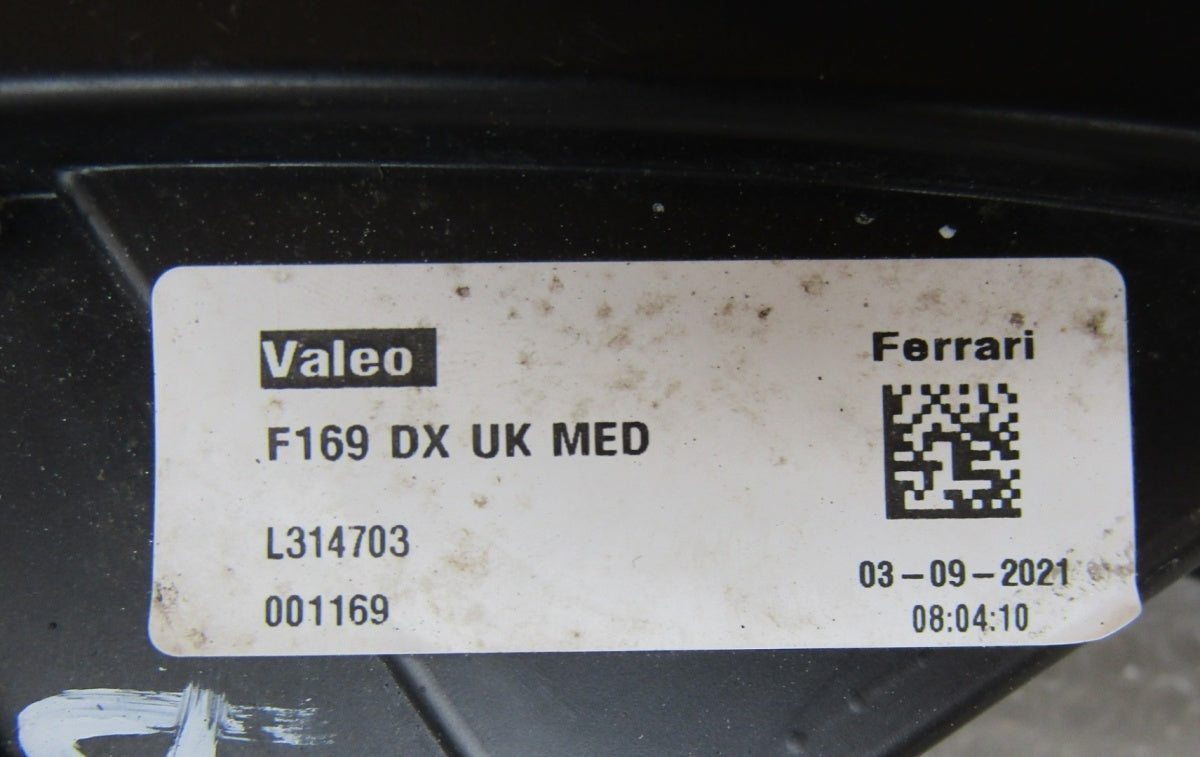Prednji far FERRARI ROMA FULL LED 2020-2026 RH L314703 UK ANGLIA