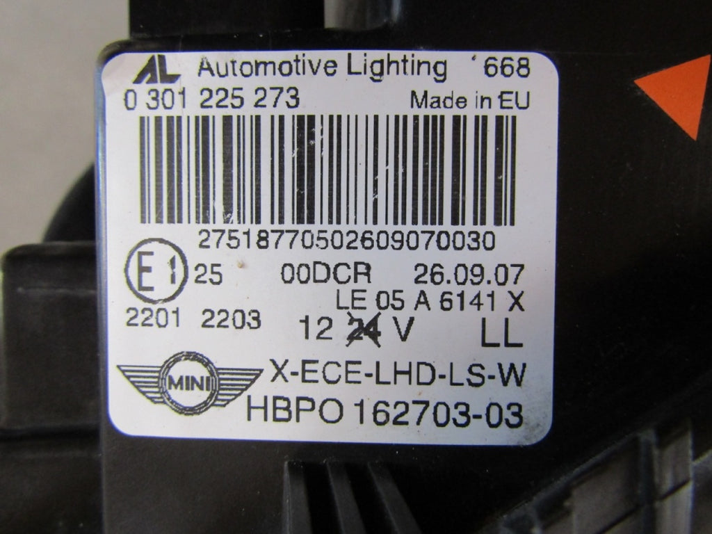 Prednji far MINI COOPER II R55 R56 R57 07- xenon nezakretni LH 162703-03
