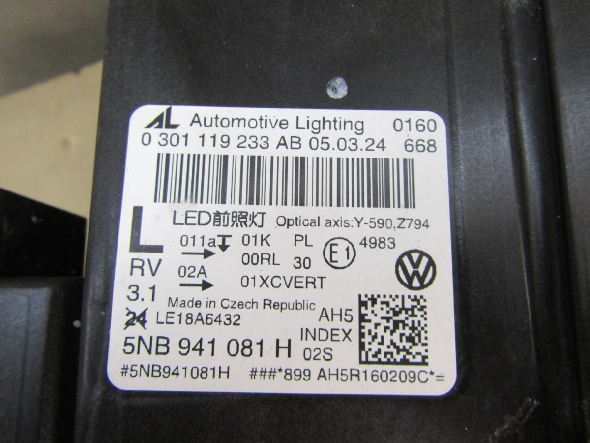 Prednji far VW TIGUAN 2 II LIFT 5NB IQ FULL LED 20- LH 5NB941081H