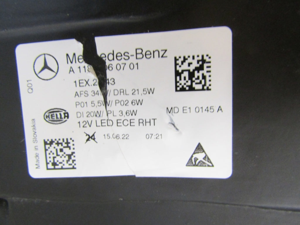 Prednji far MERCEDES CLA W118 LIFT FULL LED 23- LH