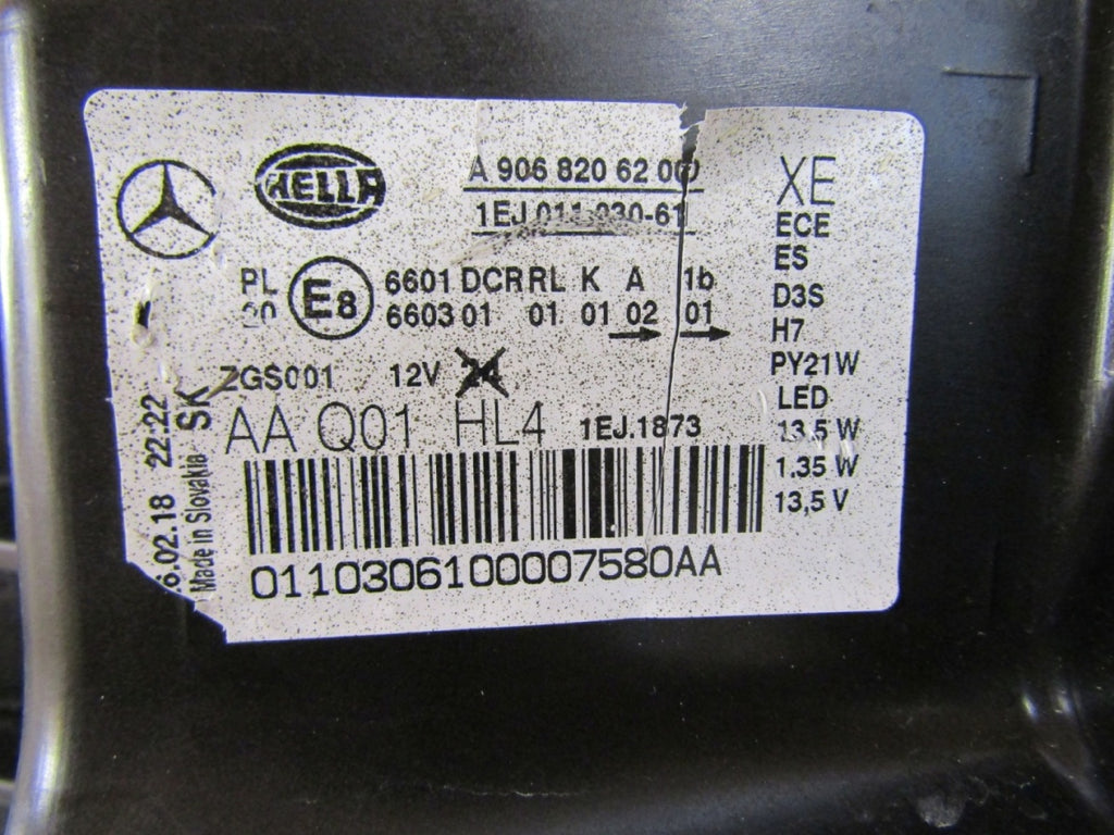 Prednji far MERCEDES SPRINTER 2 II W906 LIFT xenon LH lijevi 13-18 A9068206200