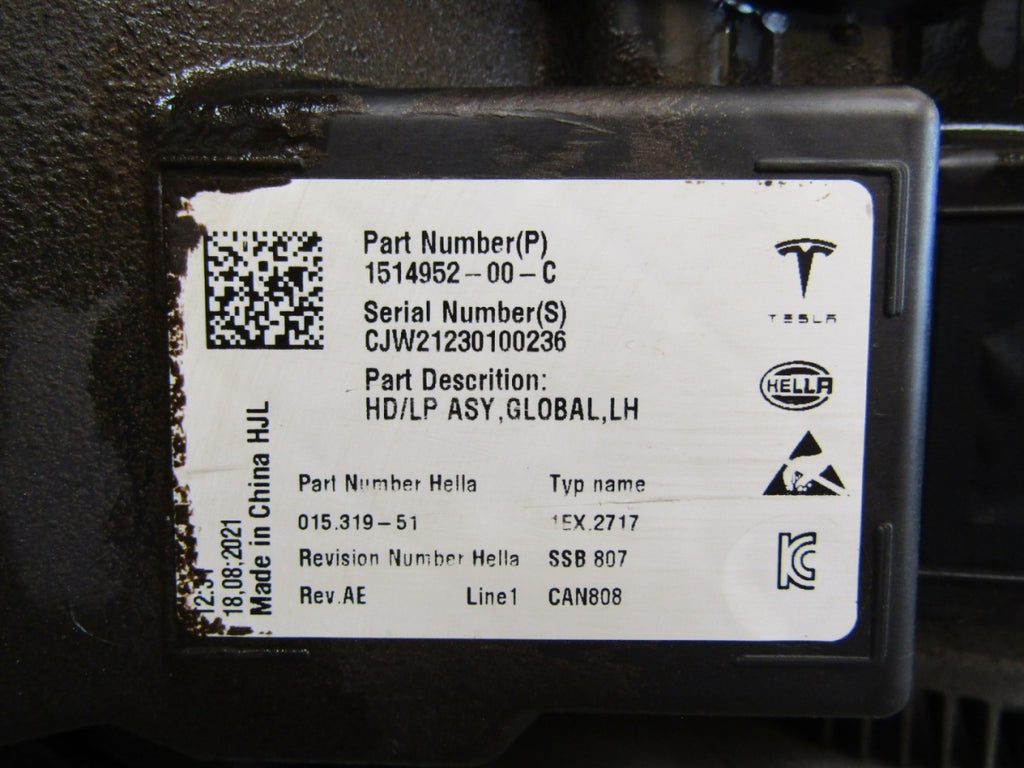Prednji far Tesla 3 Y Lift Full LED 20- LH lijevi 1514952-00-C