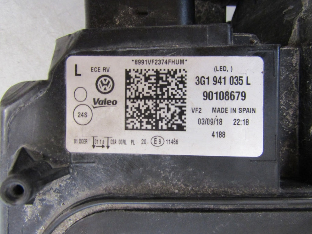 Prednji far VOLKSWAGEN PASSAT B8 LED 14-19 LH lijevi 3G1941035L