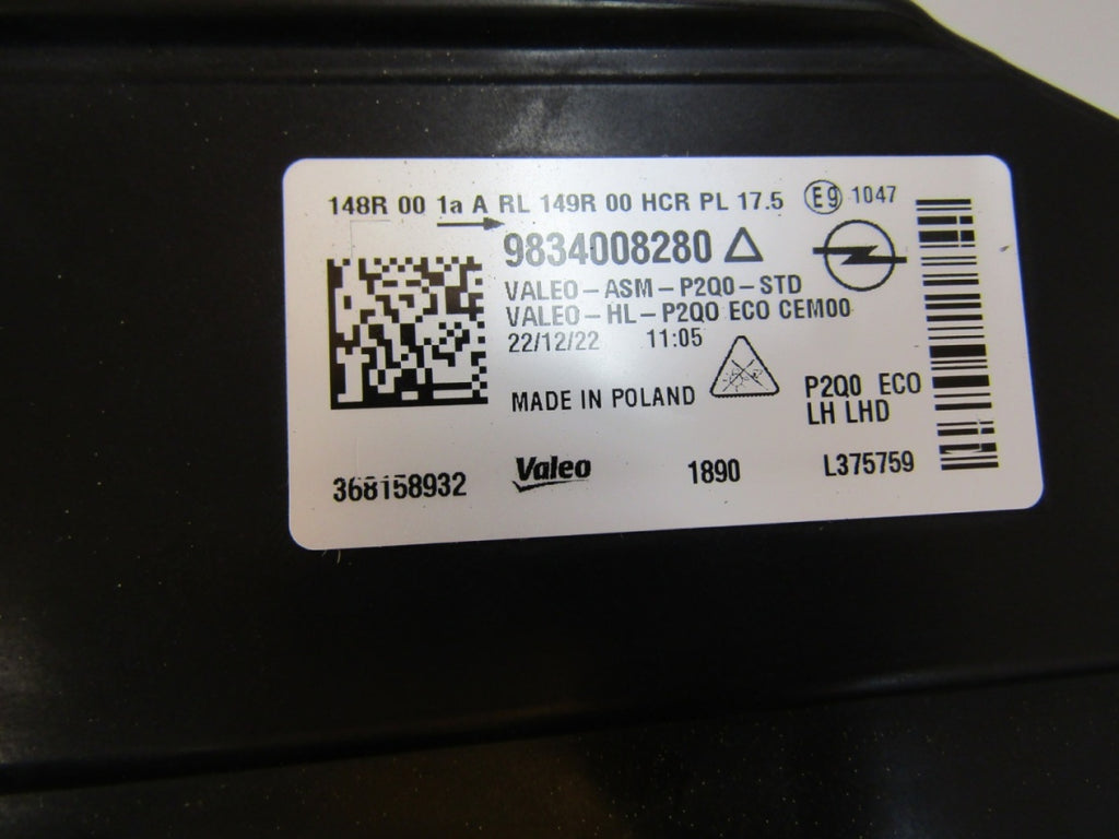 Prednji far OPEL MOKKA 2 II LED 20- LH 9834008280