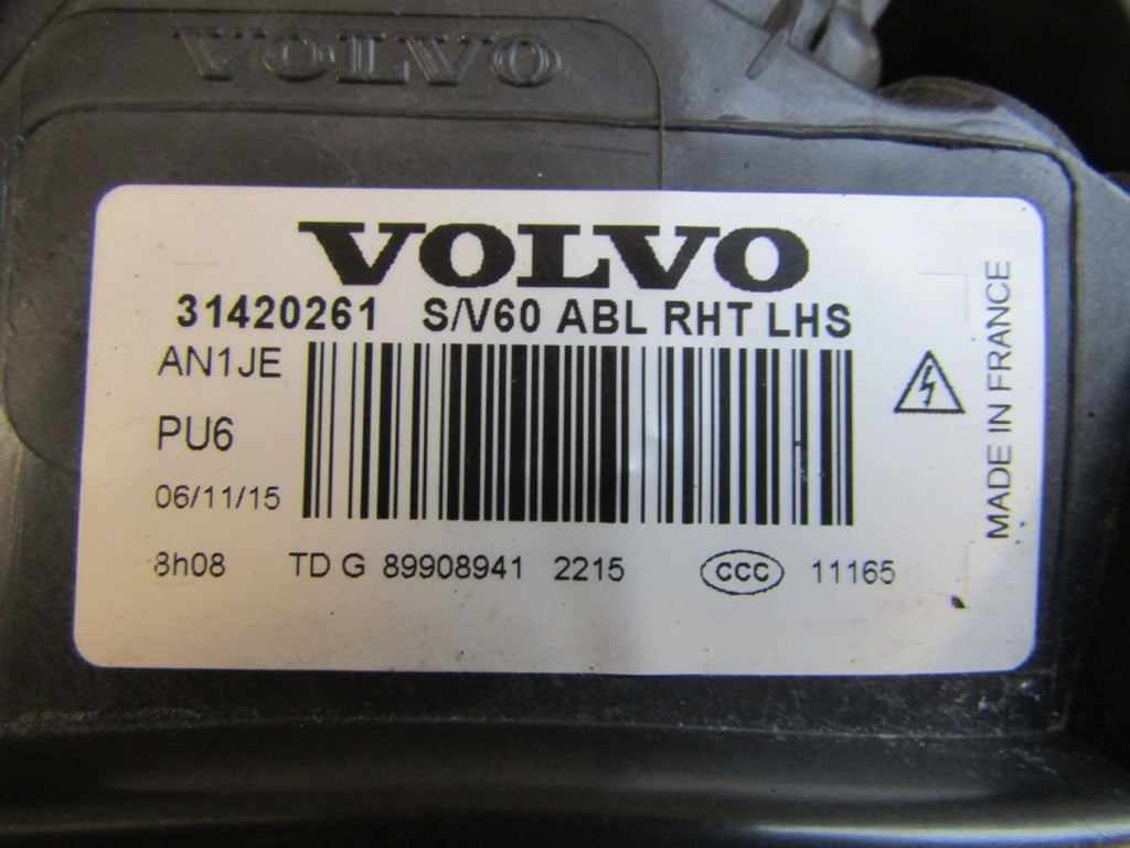 Prednji far Volvo V60 S60 LIFT xenon zakretni 14-18 LH lijevi 31420261