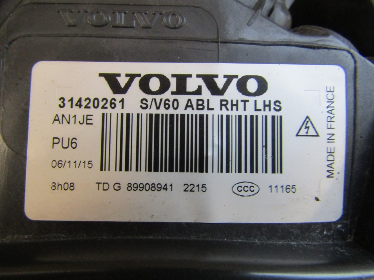 Prednji far Volvo V60 S60 LIFT xenon zakretni 14-18 LH lijevi 31420261
