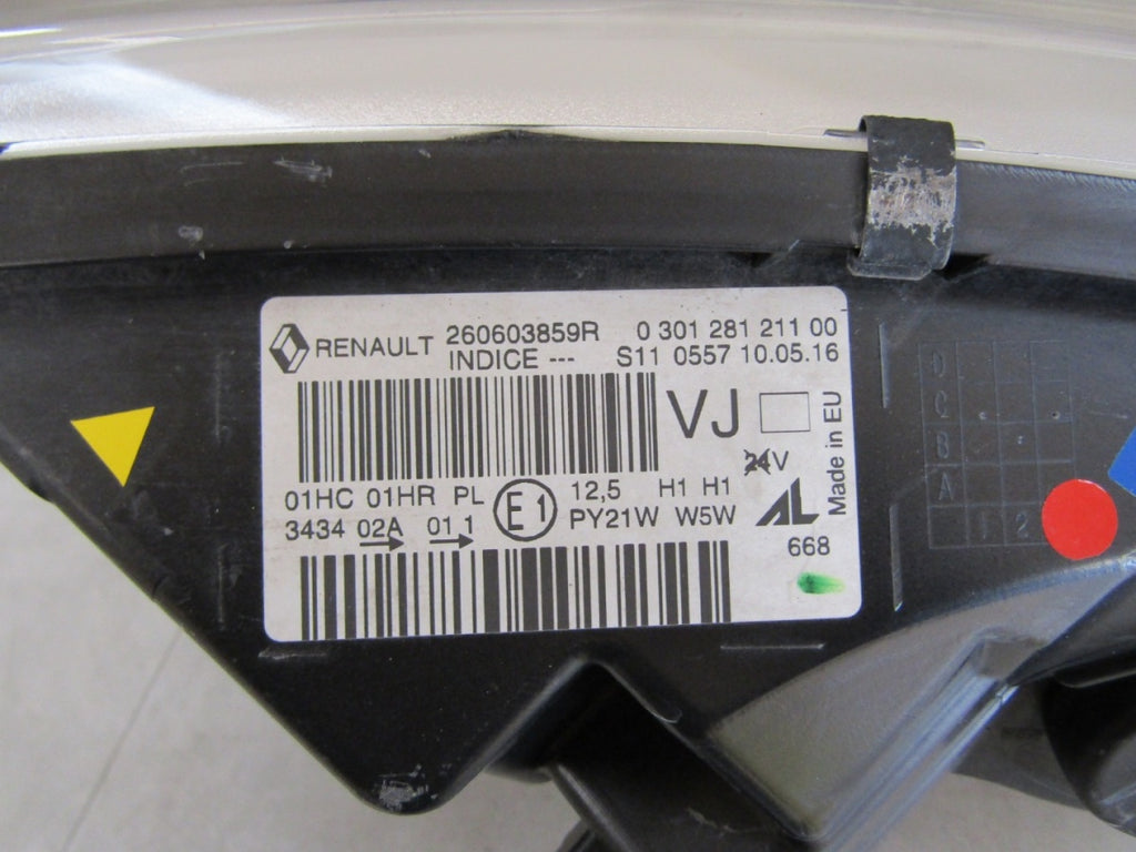 Prednji far RENAULT CAPTUR I 1 halogen sa sočivom LH 13-17 260603859R
