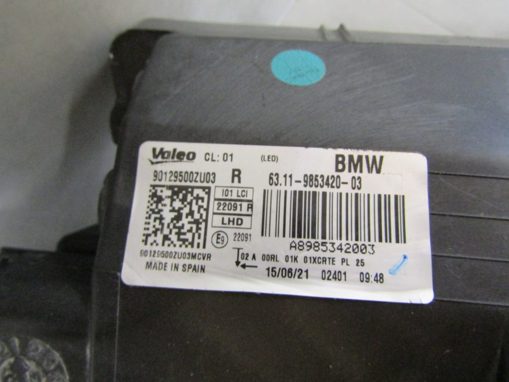 Prednji far BMW I3 LCI Lift FULL LED ADAPTIVE RH desni 17-22 9853420