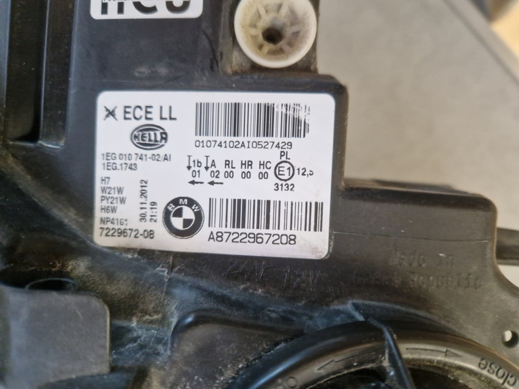 Prednji far BMW 1 F20 F21 halogen desni RH 11-15 7229672-08