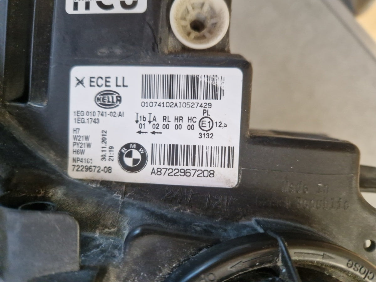 Prednji far BMW 1 F20 F21 halogen desni RH 11-15 7229672-08