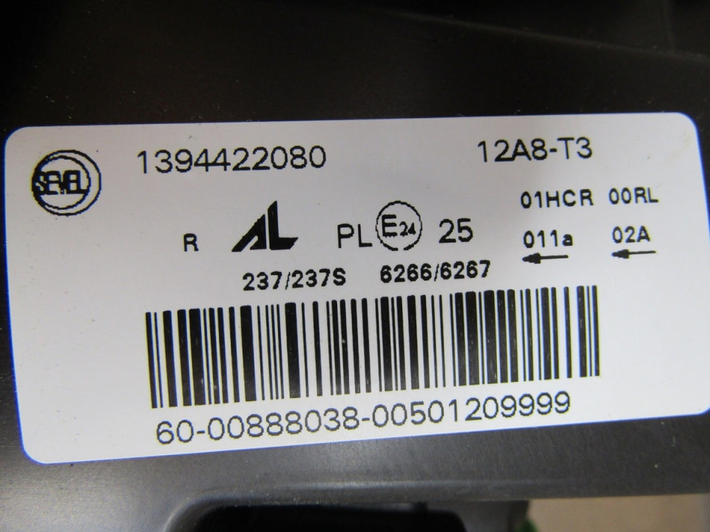 Prednji far FIAT DUCATO BOXER JUMPER LIFT halogen + LED 14- RH desni 1394422080