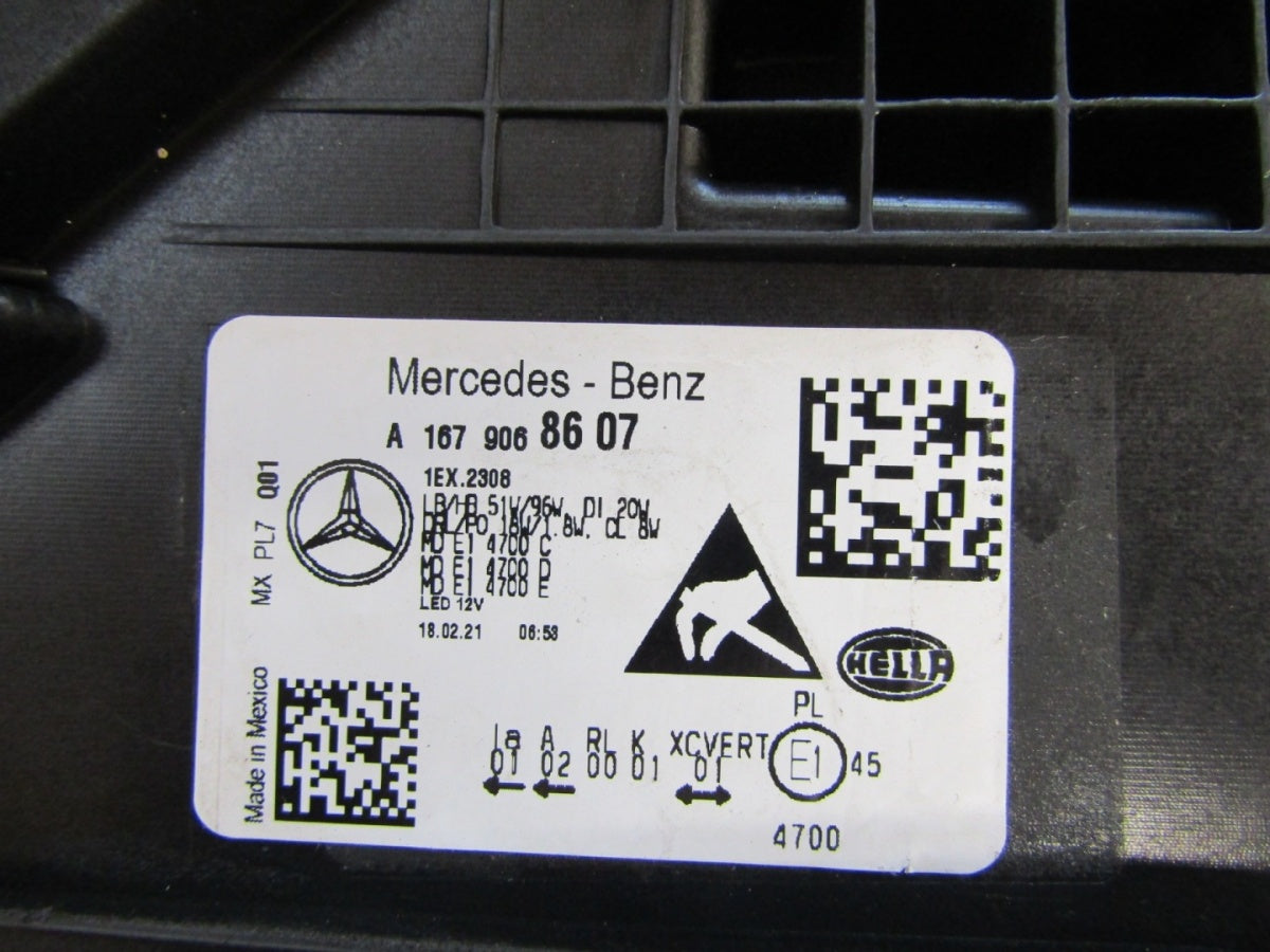 Prednji far MERCEDES GLE 167 FULL LED MULTIBEAM 19-23 RH desni A1679068607