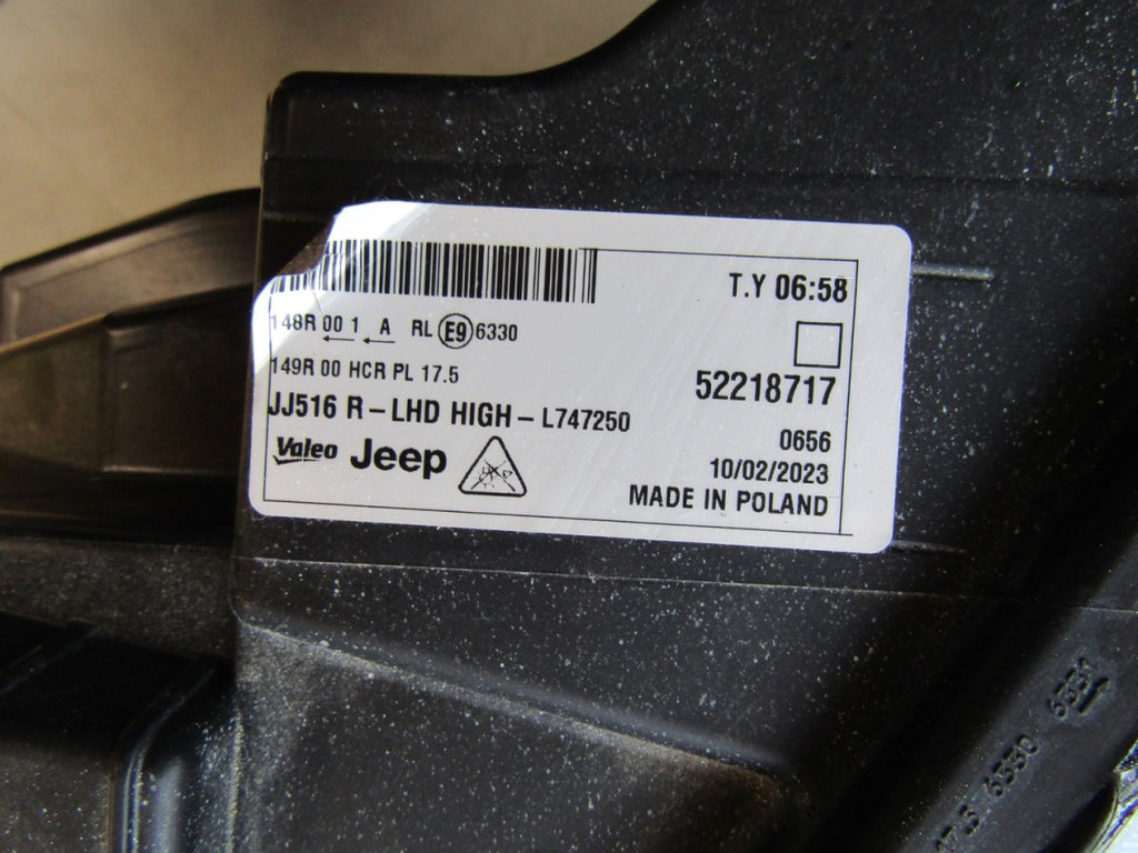 Prednji far JEEP AVENGER FULL LED RH 23- 52218717