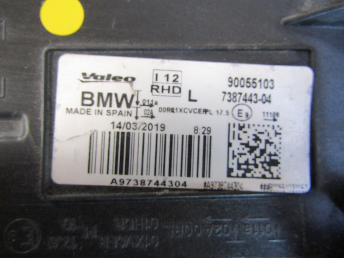 Prednji far BMW I 8 FULL LED LH lijevi 14-20 7387443-04 UK ANGLIA