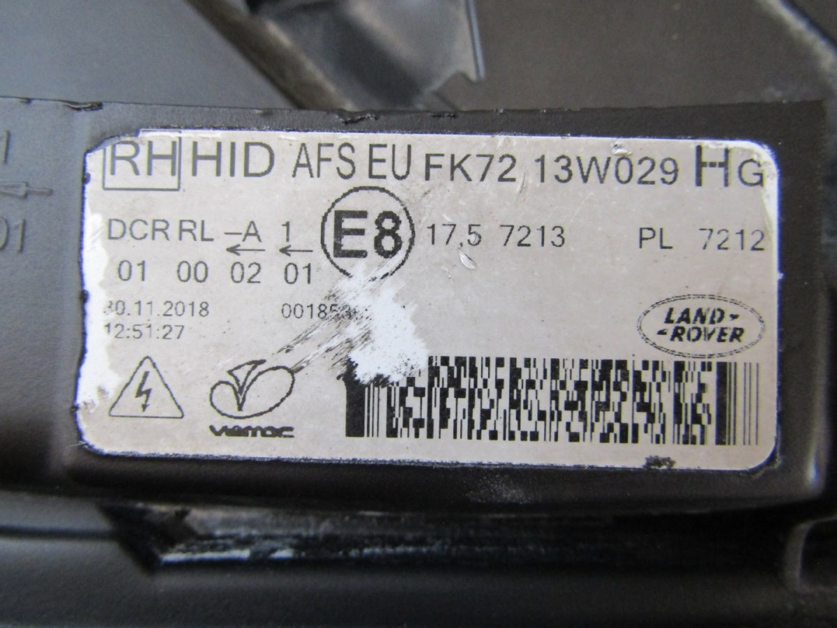 Prednji far LAND ROVER DISCOVERY SPORT L550 xenon zakretni RH desni 15-19 FK7213W029HG